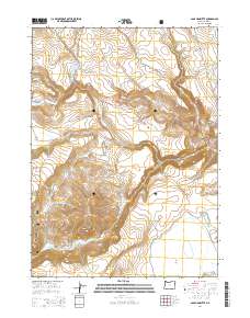 2014 Map of Sage Hen Butte, 2014 Print