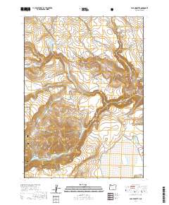 2020 Map of Sage Hen Butte, 2020 Print
