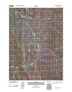 2011 Map of Sage Hen Flats, 2011 Print