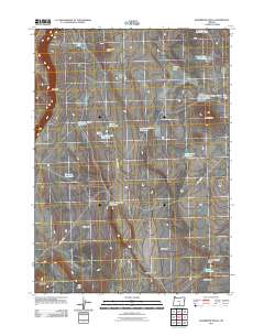 2011 Map of Sagebrush Knoll, 2011 Print