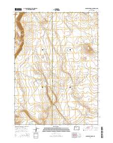 2014 Map of Sagebrush Knoll, 2014 Print