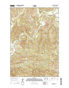 2014 Map of Sager Creek, 2014 Print
