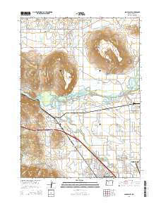 2014 Map of Sams Valley, 2014 Print