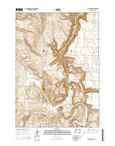 2014 Map of Sand Hollow, 2014 Print