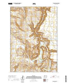 2020 Map of Sand Hollow, 2020 Print