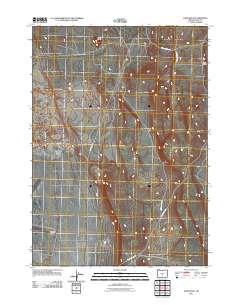 2011 Map of Sand Rock, 2011 Print