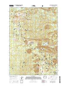 2014 Map of Santiam Junction, 2014 Print