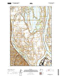 2020 Map of Sauvie Island, 2020 Print