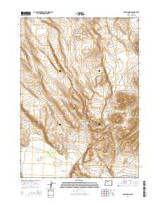 2014 Map of Sawed Horn, 2014 Print