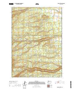2020 Map of Sawmill Butte, 2020 Print