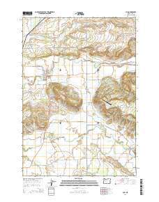 2014 Map of Scio, 2014 Print
