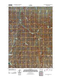 2011 Map of Scratch Post Butte, 2011 Print