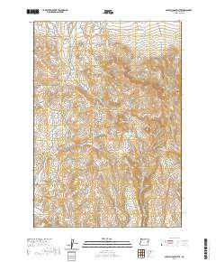 2020 Map of Scratch Post Butte, 2020 Print