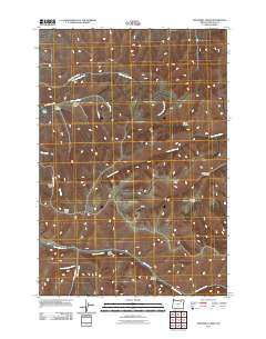 2011 Map of Sevenmile Creek, 2011 Print