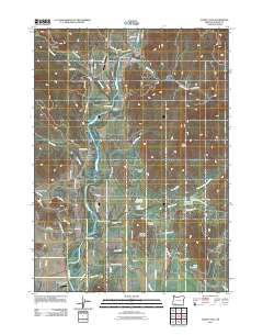 2011 Map of Shady Cove, 2011 Print