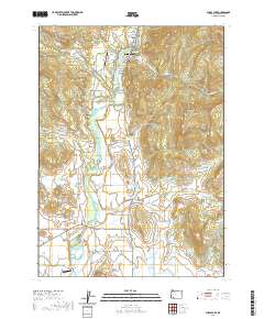 2020 Map of Shady Cove, 2020 Print