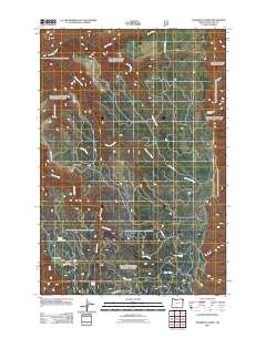 2011 Map of Shamrock Creek, 2011 Print
