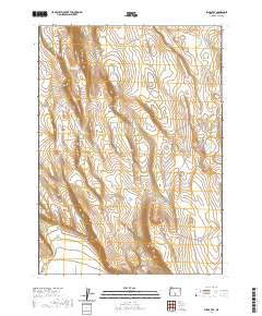 2020 Map of Sharp Top, 2020 Print