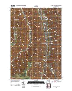 2011 Map of Sheep Creek Divide, 2011 Print