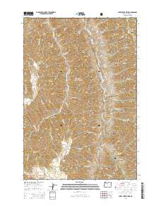 2014 Map of Sheep Creek Divide, 2014 Print