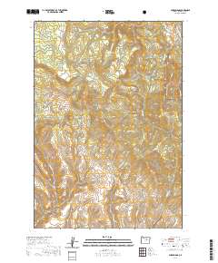 2020 Map of Sheep Ridge, 2020 Print