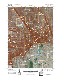 2011 Map of Sheeplick Draw, 2011 Print