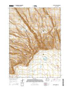 2014 Map of Sheeplick Draw, 2014 Print