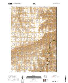 2020 Map of Sherars Bridge, 2020 Print