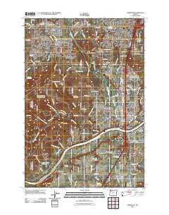 2011 Map of Sherwood, 2011 Print