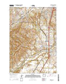 2014 Map of Sherwood, 2014 Print