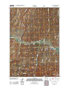 2011 Map of Shop Gulch, 2011 Print