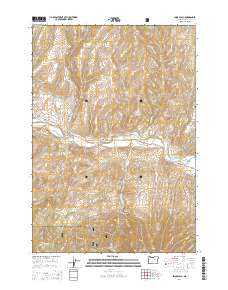 2014 Map of Shop Gulch, 2014 Print
