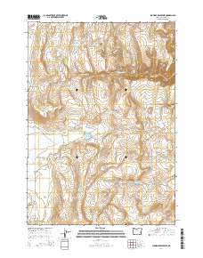 2014 Map of Shumway Reservoir, 2014 Print
