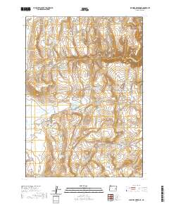 2020 Map of Shumway Reservoir, 2020 Print