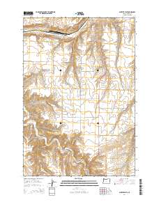 2014 Map of Shutler Flat, 2014 Print