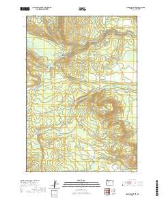 2020 Map of Sidwalter Buttes, 2020 Print