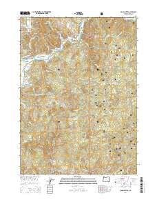 2014 Map of Signal Buttes, 2014 Print