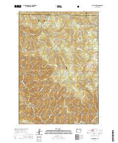 2020 Map of Silver Butte, 2020 Print