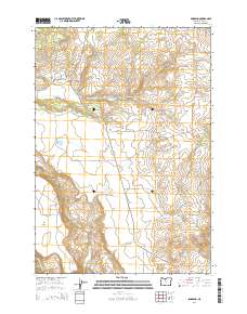 2014 Map of Simnasho, 2014 Print