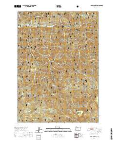 2020 Map of Sinker Mountain, 2020 Print