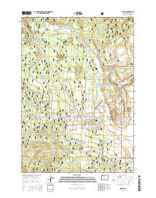2014 Map of Sisters, 2014 Print