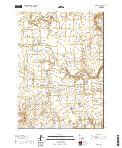 2020 Map of Sixmile Draw, 2020 Print