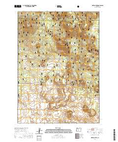 2020 Map of Sixteen Butte, 2020 Print