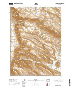 2020 Map of Skull Creek Butte, 2020 Print