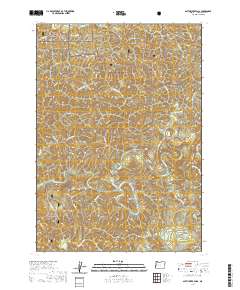 2020 Map of Smith River Falls, 2020 Print