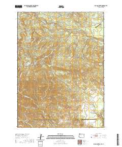 2020 Map of Soda Mountain, 2020 Print