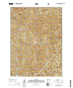 2020 Map of Soldier Camp Mountain, 2020 Print