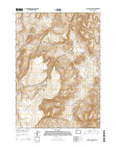 2014 Map of Sourdough Spring, 2014 Print