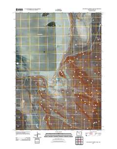 2011 Map of Southeast Harney Lake, 2011 Print