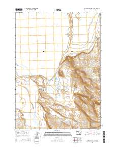 2014 Map of Southeast Harney Lake, 2014 Print